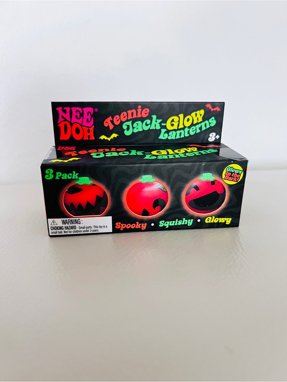 NeeDoh Teenies Jack-Glow Lanterns 3-Pack